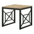 thumbnail image 6 of Burul Metal 2-Piece Coffee Table Set, Natural Oak and Black, 6 of 12