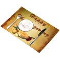 thumbnail image 3 of EREHome Joyeux l'Action de Grâce Set de 4 Sets de Table Protecteurs 12x18 Pouces, 3 of 5
