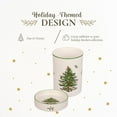 thumbnail image 3 of Spode Christmas Tree Wine Chiller & Coaster Set, Dishwasher, Microwave & Freezer Safe - Stoneware Wine Cooler with Festive Coaster - Hostess Gift for Holiday Entertaining, 3 of 7