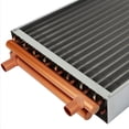 thumbnail image 3 of 16" x 18"  Water to Air Heat Exchanger with 1" Copper Ports Perfectly with Outdoor Furnace Ideal for Residential HVAC System, 3 of 7