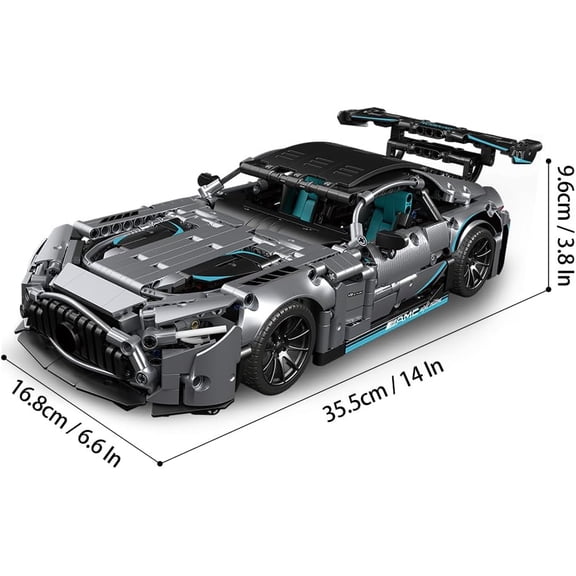 Mesiondy Sports Car Building Blocks Toys Boys or Adults Kits，1:14 MOC Building Set Raceing Car Model,Super Cars for Boys Age 12  and Adult，(1466Pcs)