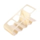 thumbnail image 2 of Soporte para control remoto con 4 compartimentos, organizador para brochas de maquillaje y TV Blanco, 2 of 9