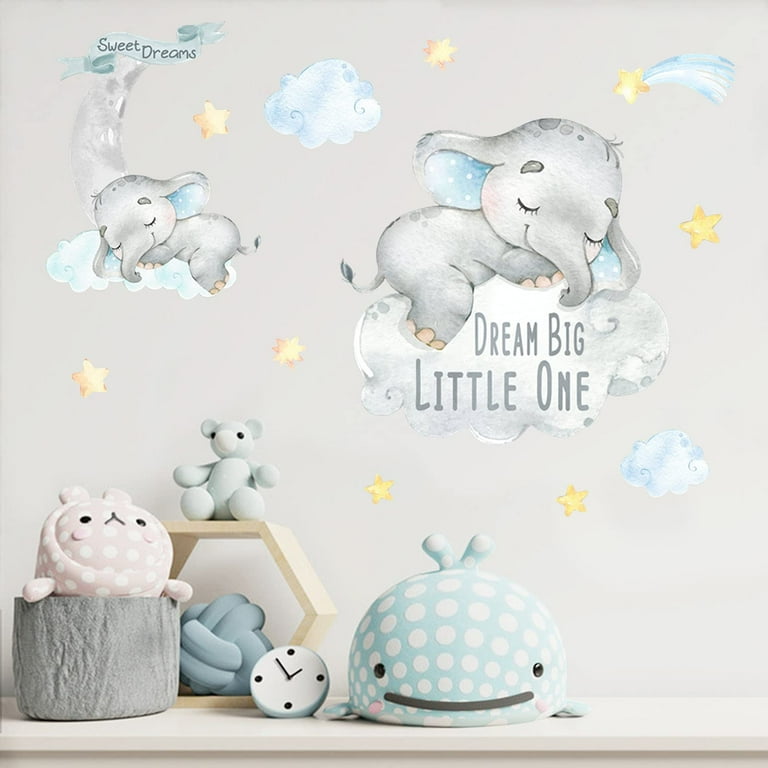 Baby boy outlet elephant room decor