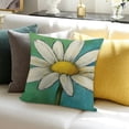 thumbnail image 3 of SHANXI  Spring Pillow Cover Watercolor Daisy Decorations Farmhouse Seasonal Pillow Case Decor for Sofa Couch 20x20in, 3 of 5