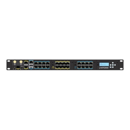 Lantronix LM Series LM83X - Console server - 72 ports - USB, 1GbE, RS-232 - 1U - rack-mountable - TAA Compliant