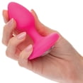 thumbnail image 4 of CalExotics Cheeky Gems Rechargeable Vibrating Silicone Anal Probe, Medium, Pink, 4 of 7