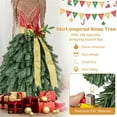 thumbnail image 4 of Yardi Yarda 5 FT Pre-lit Mannequin Artificial Christmas Tree Dress Form, Christmas Tree, Green, 4 of 11