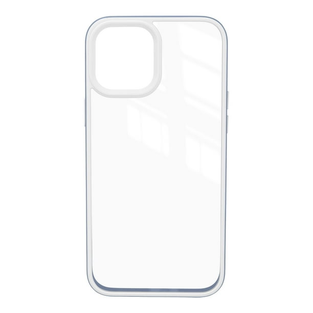 Funda transparente para iPhone 12 de 6,1 pulgadas, TPU y PC, a prueba de golpes, delgada, que no amarillea, con corte preciso