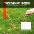 thumbnail image 4 of VEVOR 24-Chains Disc Golf Basket Portable Disc Golf Catcher Orange Hole Practice, 4 of 9