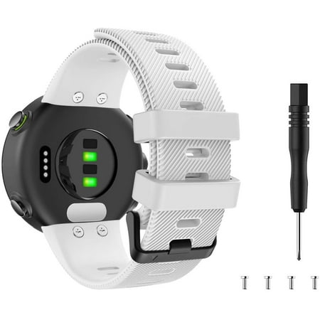 Soft Silicone Smart Watch Band For Garmin Forerunner 45 45S Sport Wrist  Strap For Garmin Swim 2 Replacement Bracelet Accessories