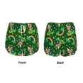 thumbnail image 3 of Balery Cat St Patrick's day Pantalones cortos deportivos para mujer con forro y dos bolsillos, elásticos, para entrenamiento, gimnasio, yoga-Medium, 3 of 7