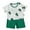 A21-Dark Green, variant on Toddler Boy Relaxed T-Shirt and Shorts Set, Pack of 2（Orange,18-24 Months)
