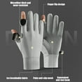 thumbnail image 3 of Guantes de seda de hielo, guantes para el sol Guantes de seda de hielo para el sol Guantes de pesca de verano Diseño de clase mundial, 3 of 9
