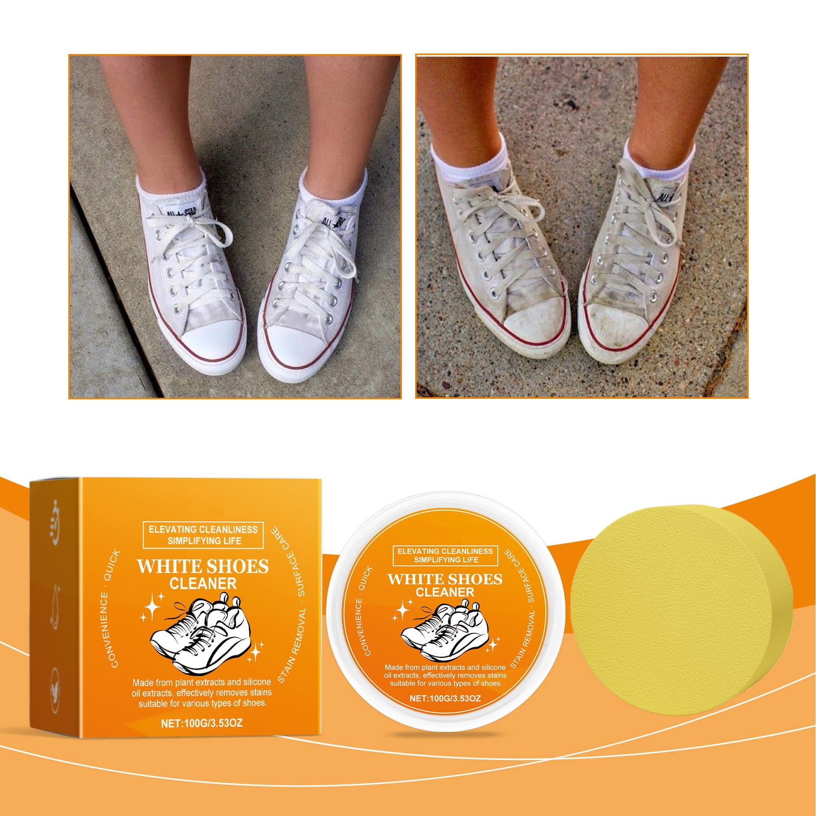 Boreal Craft Multipurpose Wash White Shoes Cleaner White Shoes