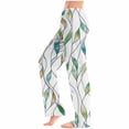 thumbnail image 2 of DailyTrove Women's Wide-Leg Lounge Pants - Floral Print Fresh Nature-Themed Comfortable Home Wear, 2 of 5