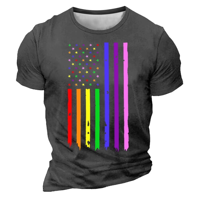 Camisetas de Manga Larga para Hombres Imprimir Casual Cuello Redondo Camiseta de Manga Corta, Camisetas de Manga Larga para Hombres Algodón