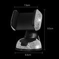 thumbnail image 4 of SkyAuks Bling Car Phone Holder,Rhinestone Bling Car Phone Mount,with One Air Vent Base,Universal Cell Phone Holder for Dashboard,Windshield and Air Vent, 4 of 7