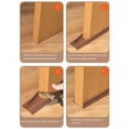 thumbnail image 4 of Door Bottom Sealing Strip Stopper SoundProof Gasket Weatherstrip Window Draft Guard Wind Dust Blocker Protector, 4 of 8