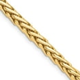 thumbnail image 4 of 14K Solid Yellow Gold 4.4mm Edged Woven Link Chain Bracelet, 4 of 6