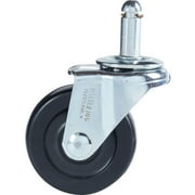 Master Caster, MAS32001, Standard Casters, 4 / Set, Black,Chrome