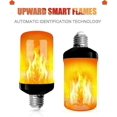 thumbnail image 5 of 4 Pack E27 Flame Light Bulbs 4W Base LED Flame Effect Bulbs 4 Lighting Modes Decorative Indoor Bulbs for Home Garden Party, 5 of 5