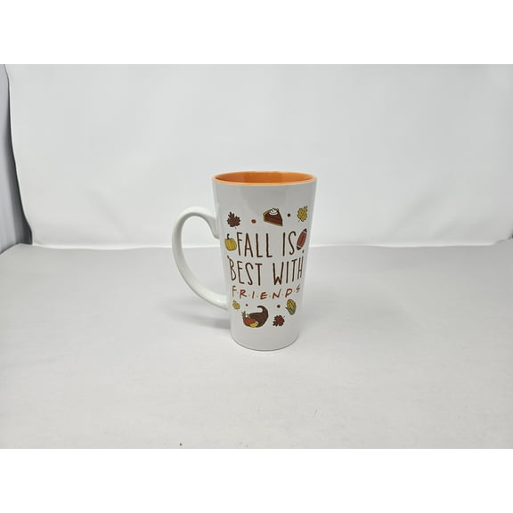 Friends Fall is Best With Friends 16oz White and Orange Mug