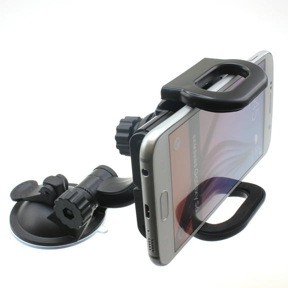 Windshield Car Mount for Motorola Moto G Power 5G (2024) - Holder Glass Cradle Swivel Dock