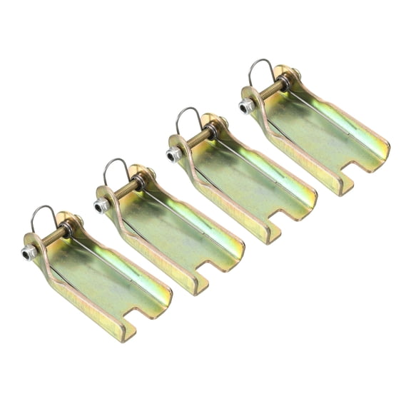 2.5 Inch Hook Safety Latch Kit, Metal Towing Hitch Replacement, Golden, 4 Pack