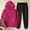🔥 Hot Pink, variant on Sentmoon Airport Outfits for Women 2025 Sweatshirts for Women Trendy Clothes Women Fashion Round-Neck Long Sleeve Pocket Hooded Sweatshirt Sweat Pants Casual Suit Sets Fall and Winter