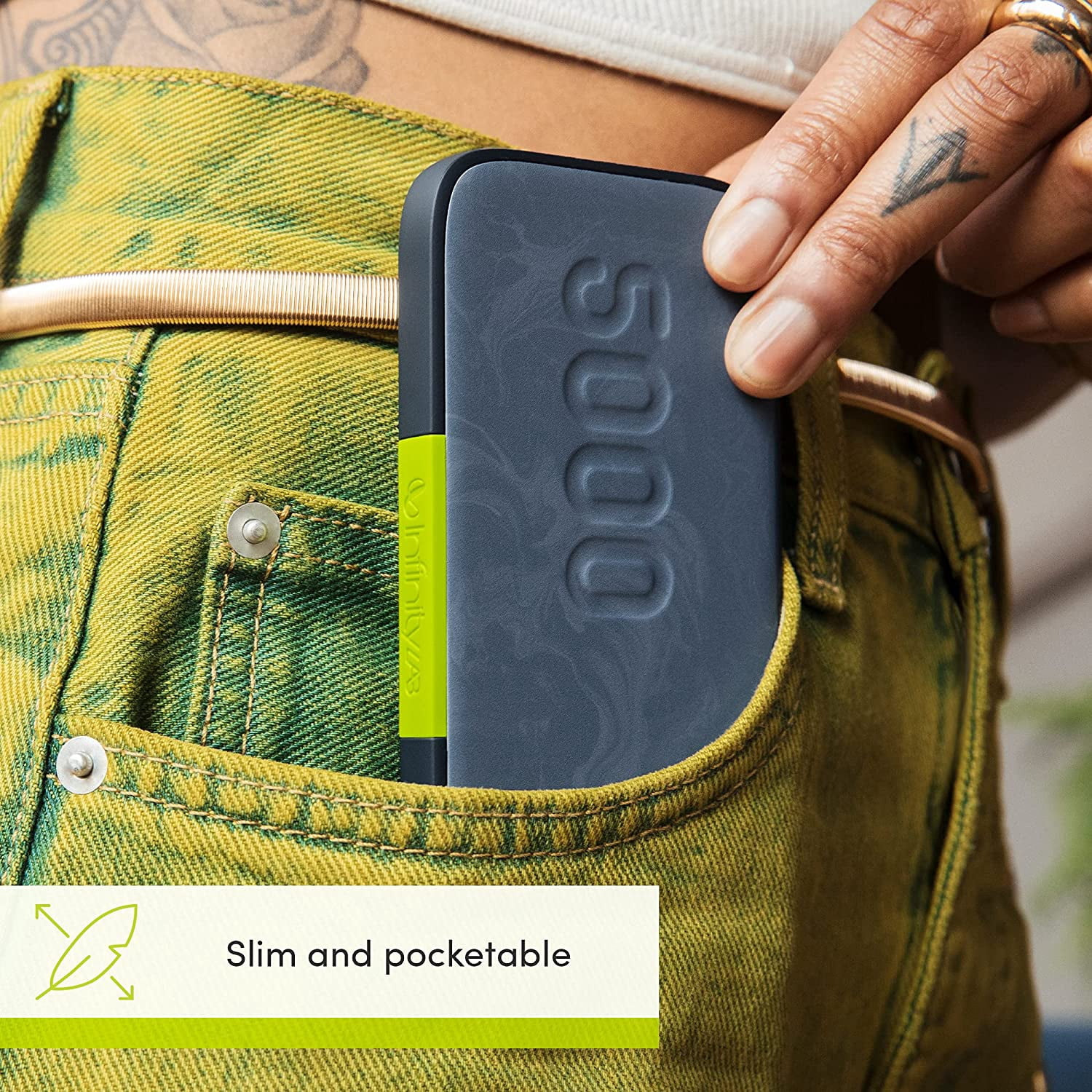 InfinityLab InstantGo 5000 - 5000mAh Wireless Power Bank