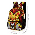 thumbnail image 2 of ICP Insane Clown Posse Hip Hop Backpack School Student Book Bag Satchel Rucksack Adjustable Shoulders Daypack, 2 of 5