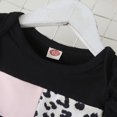 thumbnail image 5 of Odeerbi Girls Dresses Baby Girl Clothes Newborn Infant 2024 Long Sleeve Patchwork Leopard Print Princess Dress Set, 5 of 9