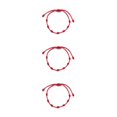 thumbnail image 1 of Jumpingount Pulseras anudadas con 7 nudos de la suerte, tejida de longitud, accesorios populares para mujer, cadena de mano, Unisex, adultos, Type1 NO1, 1 of 6