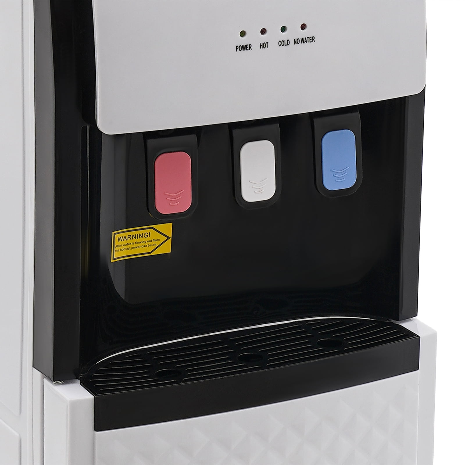 110V Water Dispenser Bottom Loading Water Cooler For 5 Gallon Bottles White for Offices, Nurseries, Homes, Gyms, Kitchens, Apartments, Hotels, Living Rooms