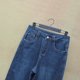 thumbnail image 5 of jeans de Mezclilla para Mujer de Talle Alto, Estilo Suelto de Pierna Ancha, jeans Azul Profundo de Pierna Recta, Verano 2026., 5 of 13