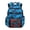 Blue Dinosaur Camo Pattern, variant on FUIALDOLG Gray Leopard Print Large Capacity Daypack with Lightweight Ultra-Soft School Backpack, Padded Shoulder Straps 17 pollici Bookbag for Travel Middle School
