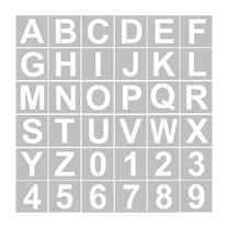 Mocoosy 40Pcs Large Letter Stencils for Painting on Wood - 6 inch Alphabet  Stencils and Number Stencils, Reusable Plastic Painting Stencil Set for  Christmas Door Porch Wall Art Home Decor DIY Projects 