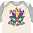 thumbnail image 4 of Inktastic Mardi Gras Princess Girls Long Sleeve Baby Bodysuit, 4 of 5