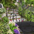 thumbnail image 5 of NovaCraft Metal Garden Bridge for Outdoor, Elegant Decorative Bridge with Powder-Coated Finish and Security Guardrail for Patio Pond Backyard Landscaping (Garden), 5 of 14