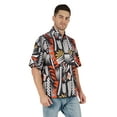 thumbnail image 3 of Inkmeso Printed Hawaiian Casual Button-Down Shirt For Men's Half Sleeve Beach Holiday Shirt, 3 of 7