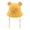 Orange, variant on FAWUUDO Baby Bear Ears Bucket Hat Cotton Solid Color Sun Hat with Chin Strap for Toddler Girls Boys Beach Outdoor