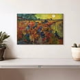 thumbnail image 2 of Elephant Stock Red Vineyards At Arles Wall Art - Horizontal Canvas Wall Art - Living Room Wall Decor - Nature Canvas - Brown And Red Decor By Vincent Van Gogh - 12" x 8", 2 of 8
