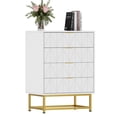 thumbnail image 1 of Qinaqin 4 Cajón Tela cm de Profundidadresser con Madera Top Pequeño Almacenamiento Chest para Clothes Ideal as Moderno Nightstand o End Mesa, 1 of 7