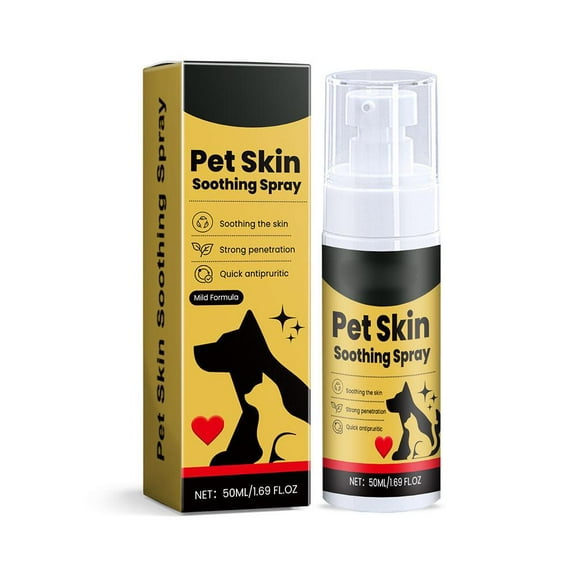 Pet Skin Care Spray Cat & Dog Skin Wound Fungus Ringworm Itching 50 Ma3d8