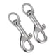 thumbnail image 1 of Mosquetón, 2 piezas, pernos de un solo extremo, gancho para collar de perro, clips de buceo de un solo extremo, experiencia incomparable, 1 of 8