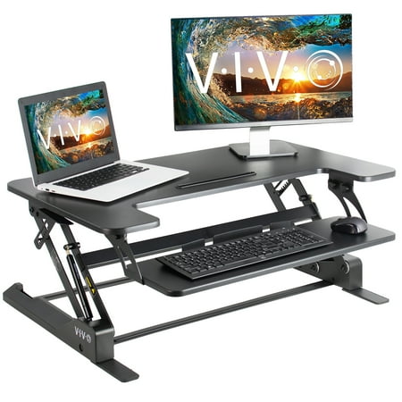 Vivo Height Adjustable Standing Desk Monitor Riser Gas Spring