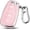 4-Buttons-Silver Pink, variant on Key Fob Cover Compatible with Chevrolet Equinox Malibu Traverse Blazer Camaro Impala Cruze Volt Bolt Sonic Trax Tahoe Keychain Case Holder Protector,5-Buttons-Blue