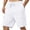 White, variant on FASHOFT Cargo Shorts for Men Casual Golf Lightweight Stretch Shorts Hiking Work Summer Shorts with Multiple Pockets Black L