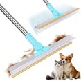 thumbnail image 1 of Removedor de pelo para mascotas 2 en 1 Carpet Rake Foandbevi, mango de 60 pulgadas, 1 of 8