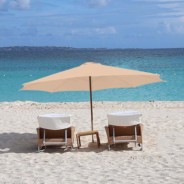 JJBNSH Housse de Remplacement Imperméable pour Parasol de Patio Extérieur